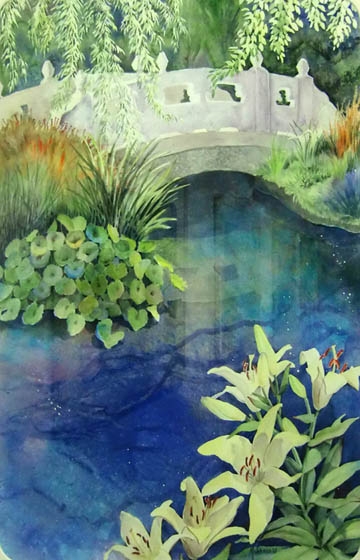 Garden Bridge 2 by Rebecca McDannold