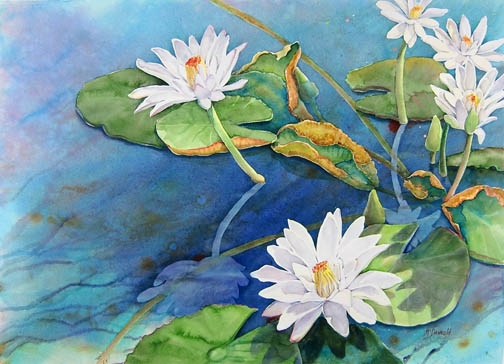 Click here to view Five White Lilies #8 by Rebecca McDannold
