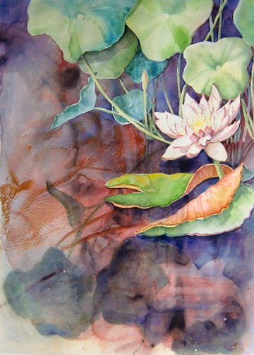 Click here to view Lily at Water's Edge 1, #10 by Rebecca McDannold