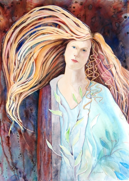 Woman in Blue by Rebecca McDannold