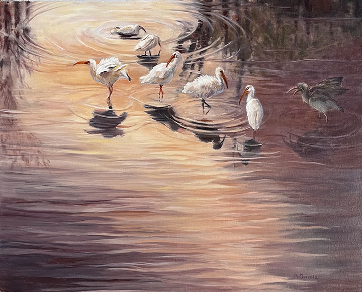 Late Day Preening by Rebecca McDannold